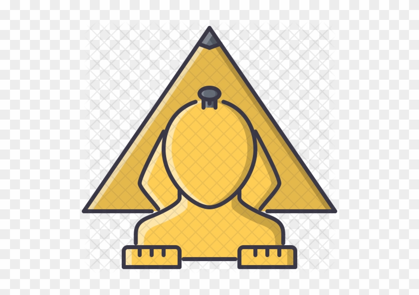 Egypt Pyramid Icon - Egyptian Pyramids #831369