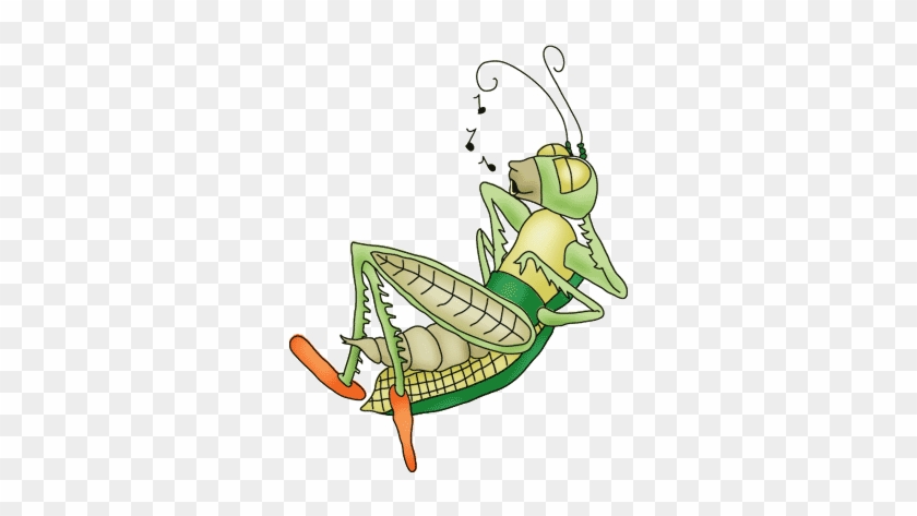 Grasshopper Clipart - Lazy Grasshopper Clipart #831616