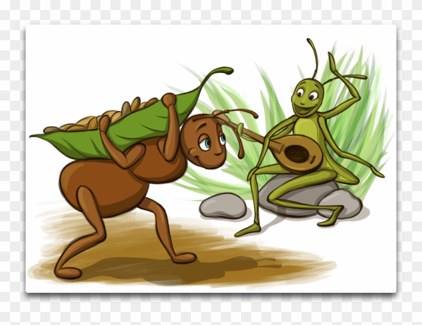 Ant And Grasshopper - Fable Of The Ant And The Grasshopper #831620