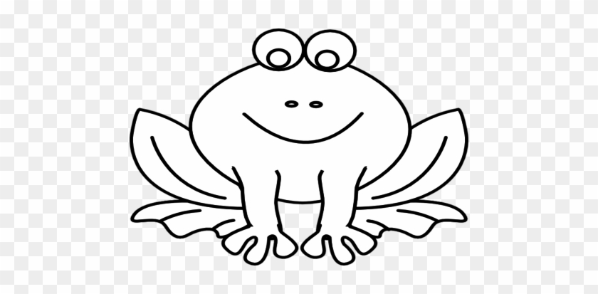 Frog Clip Art Outline Coloring Trend Medium Size Frog - Frog Outline Clipart #831666