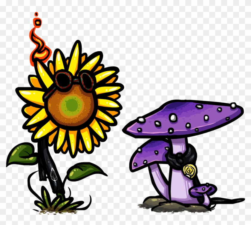 Plants Vs Zombies Clipart Mushroom - Plants Vs. Zombies - Full Size PNG Clipart Images Download