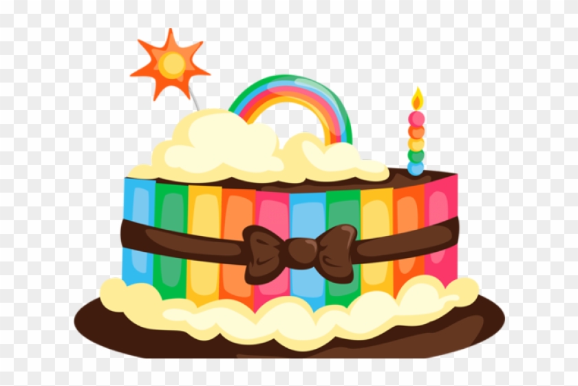 Birthday Candles Clipart Birthday Cake 9 - Png Desenhos De Bolo #831932