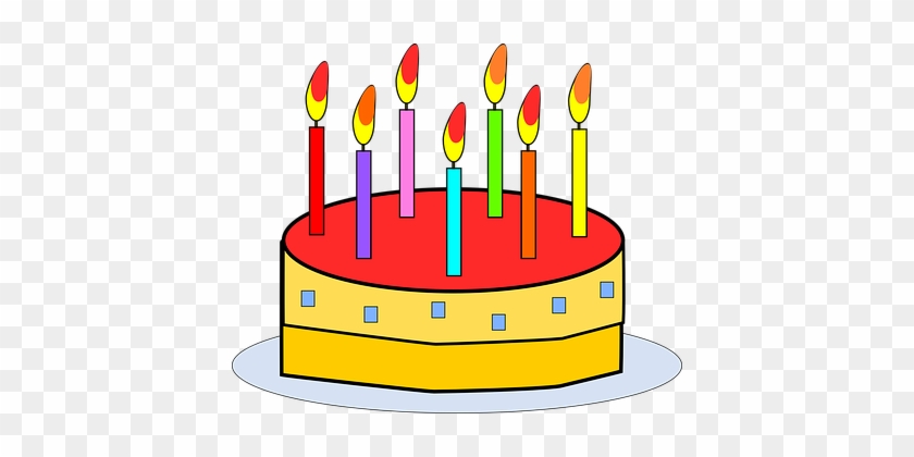 Birthday Cake, Food, Cake, Candle - Birthday Cake Clip Art #831943