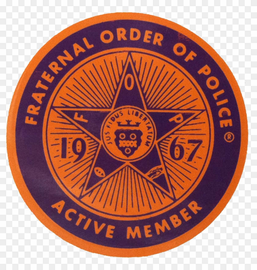 Fraternal Order Of Police Active Member Decal - Interact Club #832044