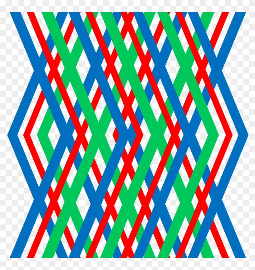Geometric Design Red Green Blue Transparent Image - Blue Red Green Design #832097