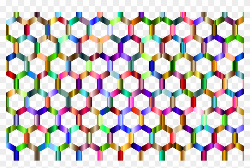 Hexagonal Geometric Pattern 5 No Background - Mosaic #832109