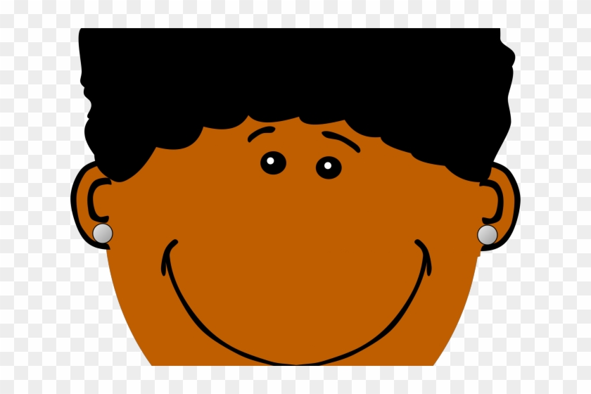 Mommy Clipart Dark Skinned - Cartoon Boy Face #832158