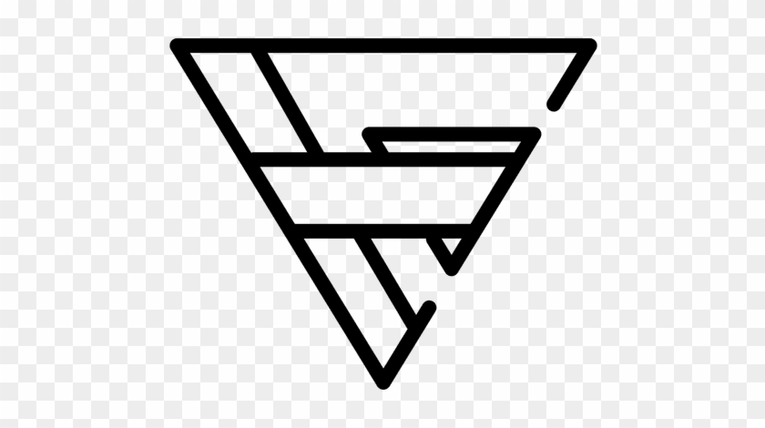 Logo Geometric Triangle Polygonal Transparent Png - Graphic Transparent Geometric #832202