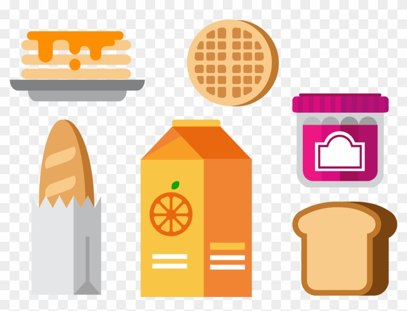 Breakfast Fast Food Euclidean Vector Icon - Food #832253