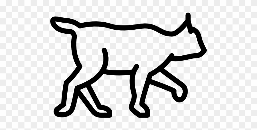 Lynx Clipart Tribal - Animal Outline Transpaent Backgorund #832250