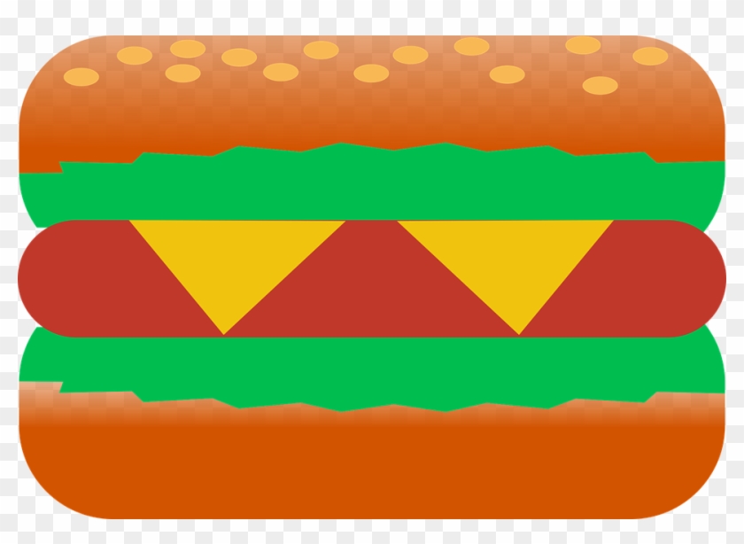 Hamburger, Bread, Food, Cheese - Hamburger #832271