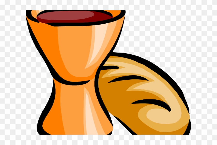 Bread Clipart Sign - Communion Bread And Wine #832314