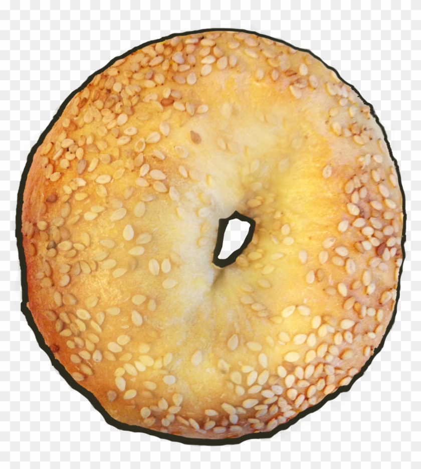 Black Russian Bagel - Bagel Png Sesame #832319