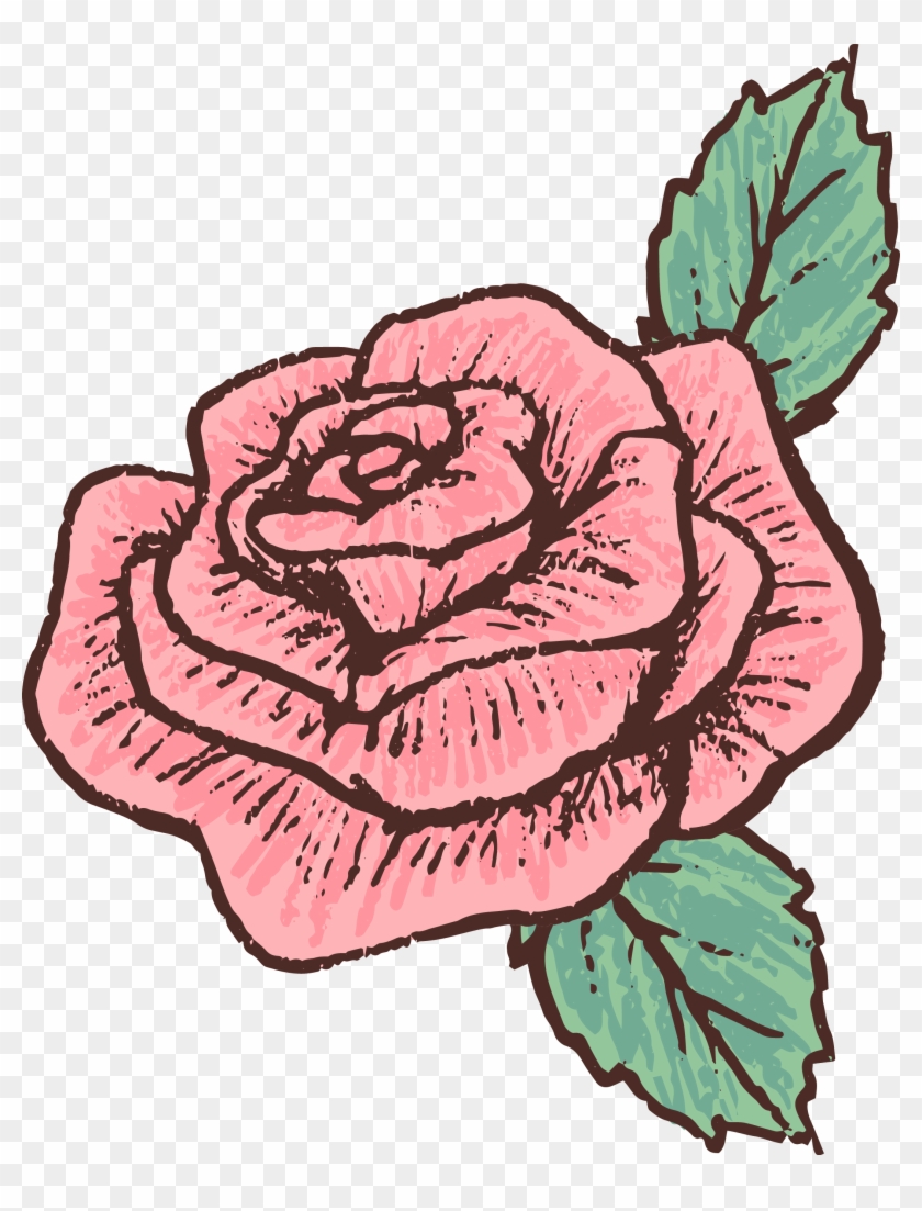 Euclidean Vector Drawing Rose - Drawn Roses #832324