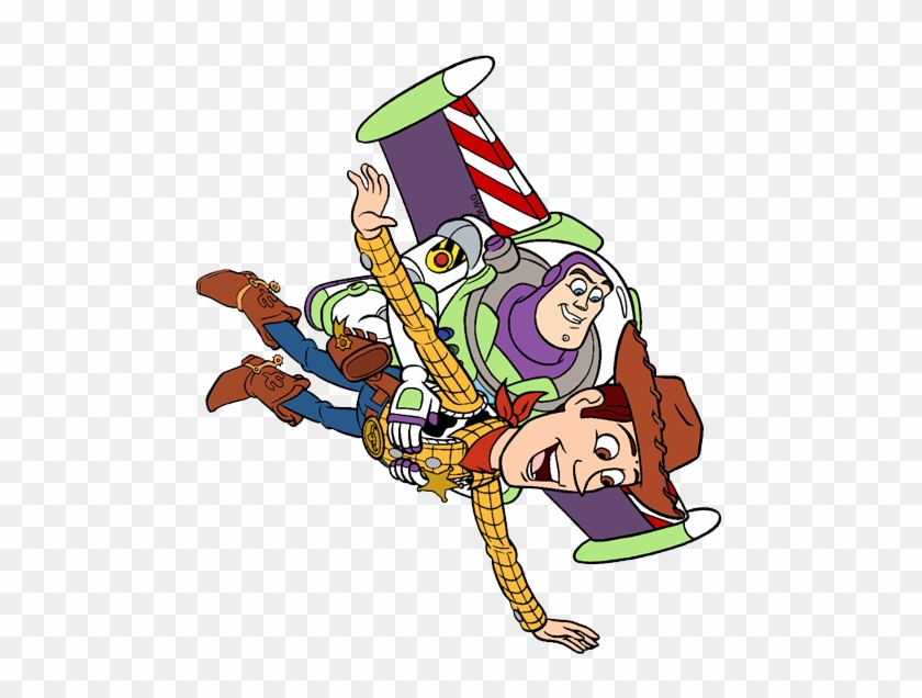Toy Story Clip Art Image - Woody And Buzz Cartoon #832388