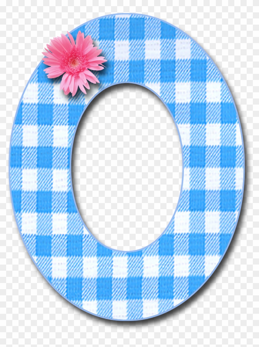 Blue Gingham O Png 1,200×1,321 Pixels - Blue Ginham D Letters Png #832600