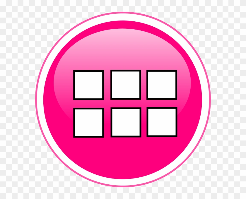 Glossy Menu Icon Button Clip Art At Clker - Circle #832662