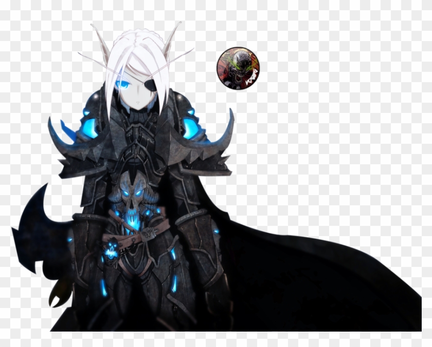 Death Knight World Of Warcraft - Anime Girl White Hair Armored #832697