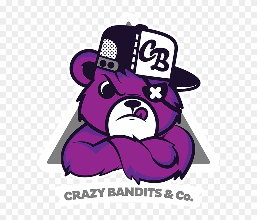 Violet Clipart Bear - Crazy Bandits #832814