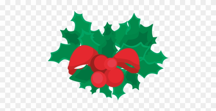 Christmas Mistletoe Cartoon Transparent Png - Christmas Candles Png #832950