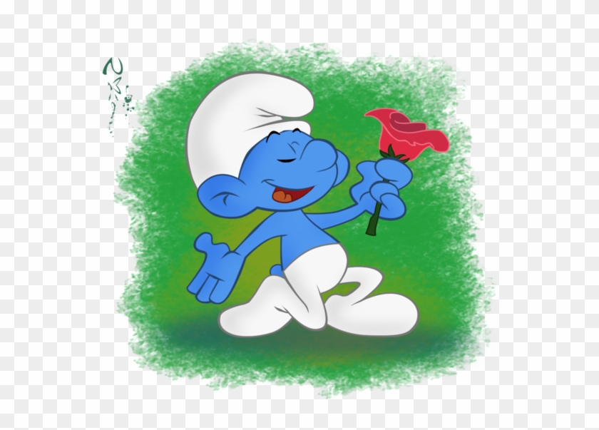 Dear Pisces, You Are The Poet Smurf - Smurf Rose #832969