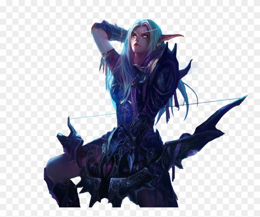 World Of Warcraft Elfe De La Nuit - Night Elf Wow Png #833061