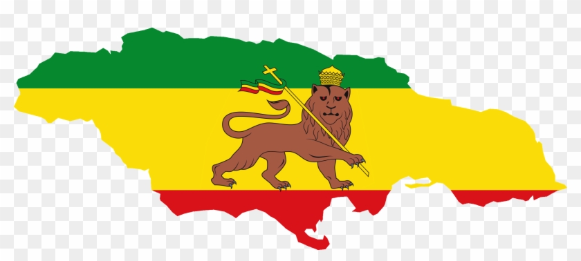 Free Ethiopian Flag Lion Of Judah - Flag Map Of Ethiopia #833109