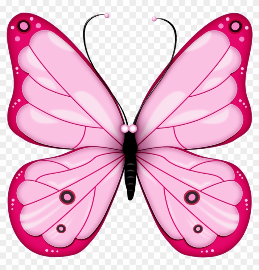 Butterflies Butterfly Clip Art - Butterfly Clip Art Pink #833116