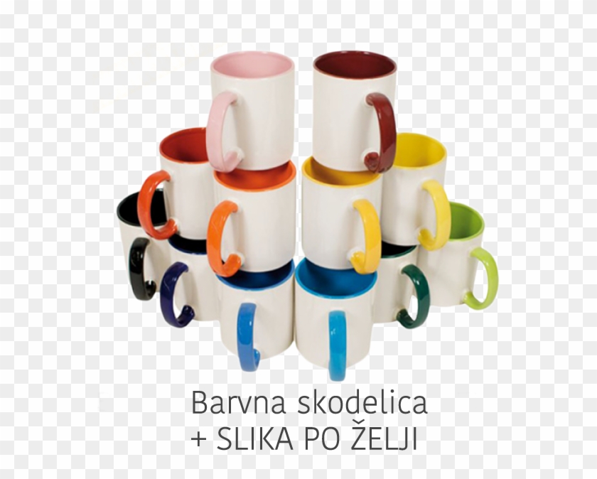 Classic With Colour Holder - Taza Con Fondo De Color #833138