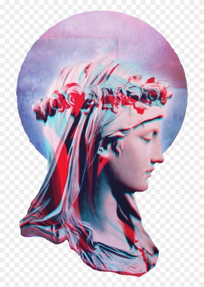 夏日穿搭sculpture Art Vaporwave Aesthetic Mystical - Vaporwave #833183