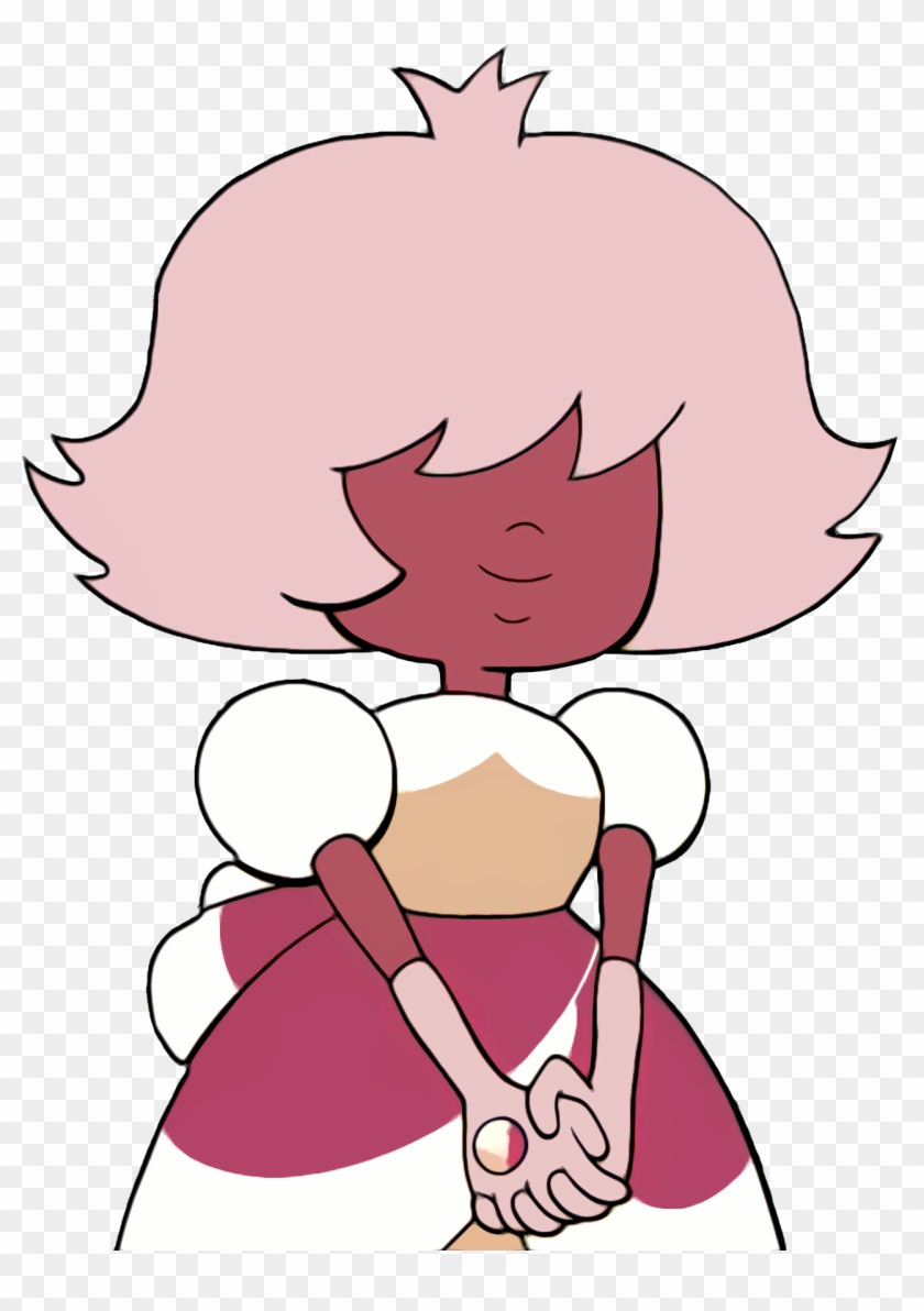 Pink White Facial Expression Nose Fictional Character - Steven Universe Padparadscha Real Colors #833187