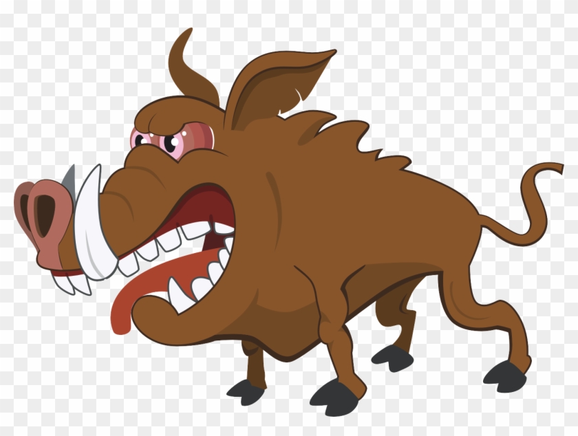 Cartoon Royalty-free Illustration - Cartoon Boar #833202