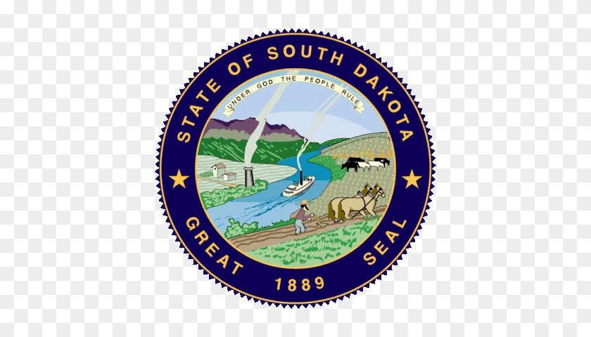 Great Seal Of The State Of South Dakota - South Dakota State Seal #833272