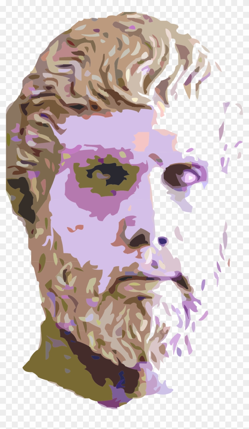 > Pixels, Png V - Roman Head Statue Transparent #833285