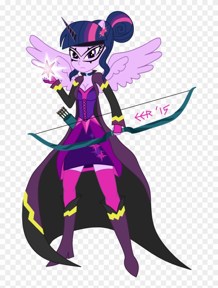 Twilight Sparkle, Shadowbolt Doppelganger By E E R - Equestria Girls Twilight Pony Up #833293