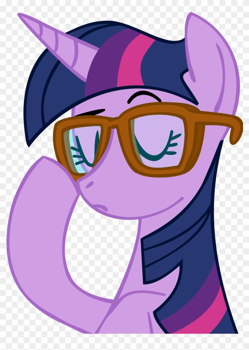 Twilight Sparkle Youtube Music My Little Pony - Mlp Twilight Sparkle With Glasses #833300