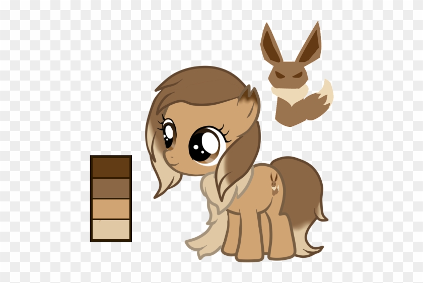 Eevee Pony Adoptable By Kurofa - Eevee As A Pony #833316