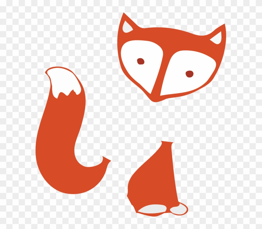 Fox In 3 Pieces - Fox Tail Transparent Png #833373