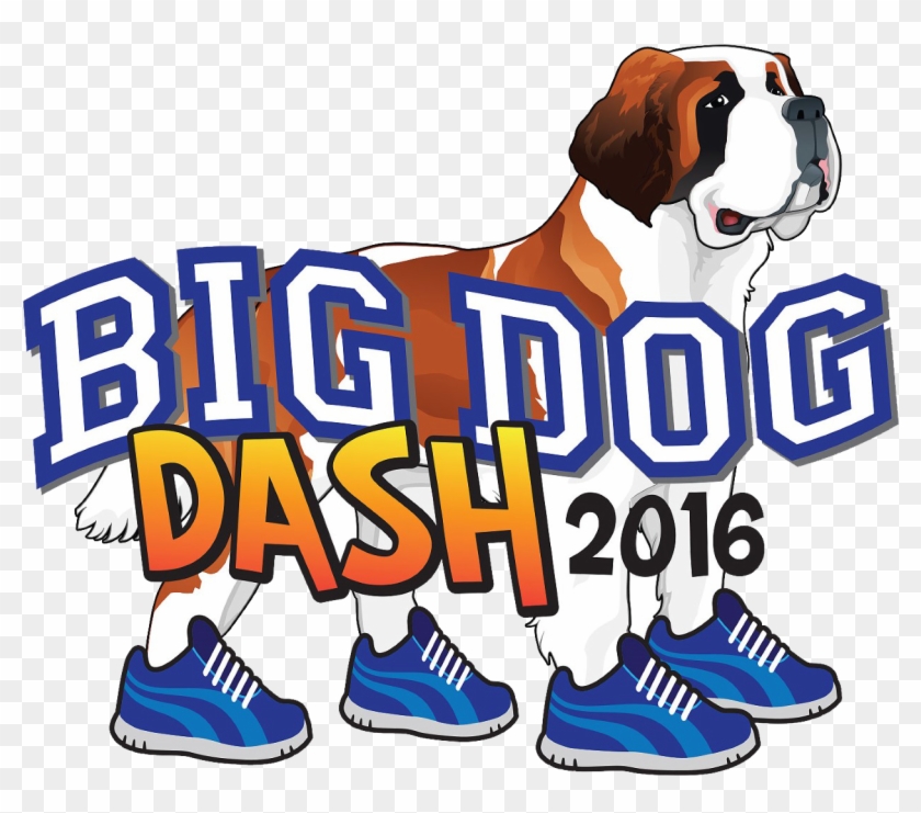 Big Dog Dash - Saint Bernard Puppy Dog Love Canine Large Tote Bag #833390