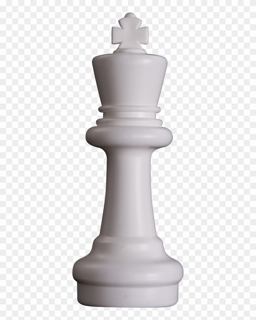Megachess 12 Inch Light Plastic King Giant Chess Piece - White Chess Piece Png #833408