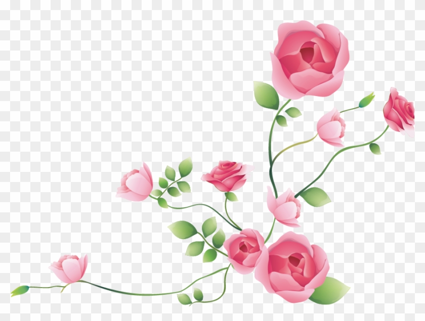 Photoshop Scrap Png - Rose Border Png Free #833474