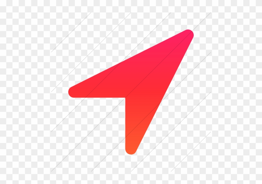 Ifttt And The New Location Trigger - Location Arrow Icon Png #833660