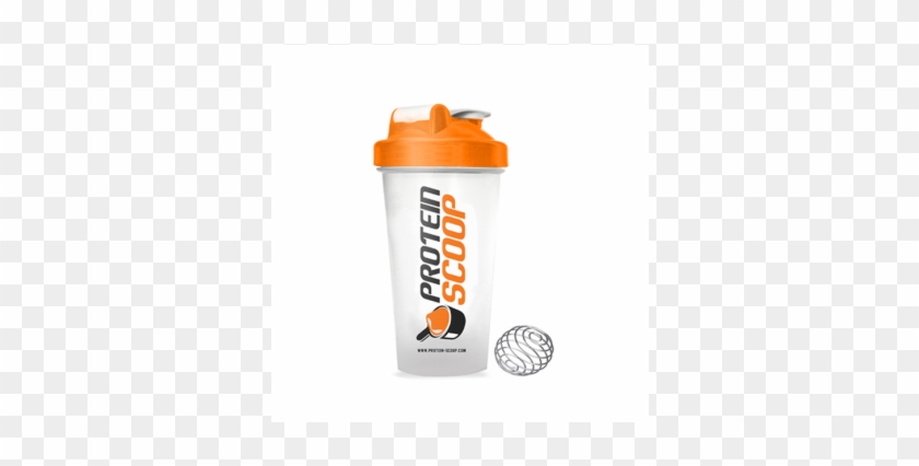 Protein Scoop Shaker- Orange & White - Shaker Cup #833683