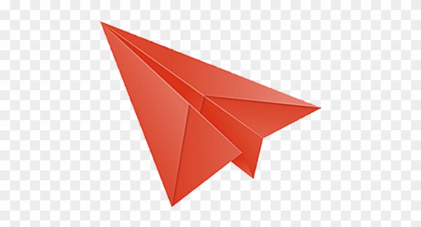 Airplane Paper Plane - Paper Airplane Simple Png #833692