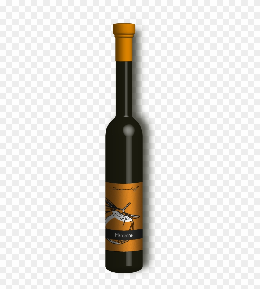 Schnappsflasche Sorte - Mandarine - Glass Bottle #833767