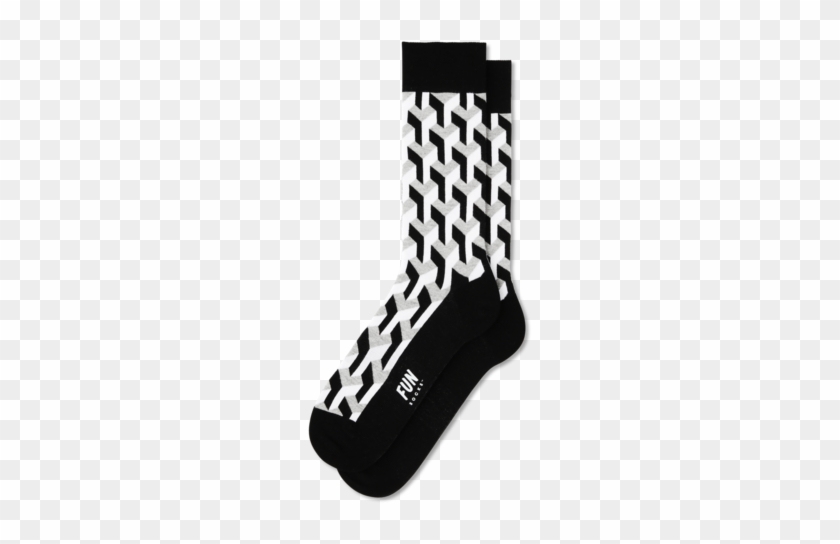 Men's Illusionist Geo Dress Socks - Sock #834090