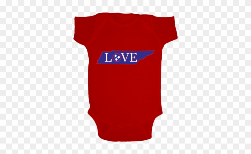 Love Tennessee Blue Infant Red Onesie - Onesie #834097