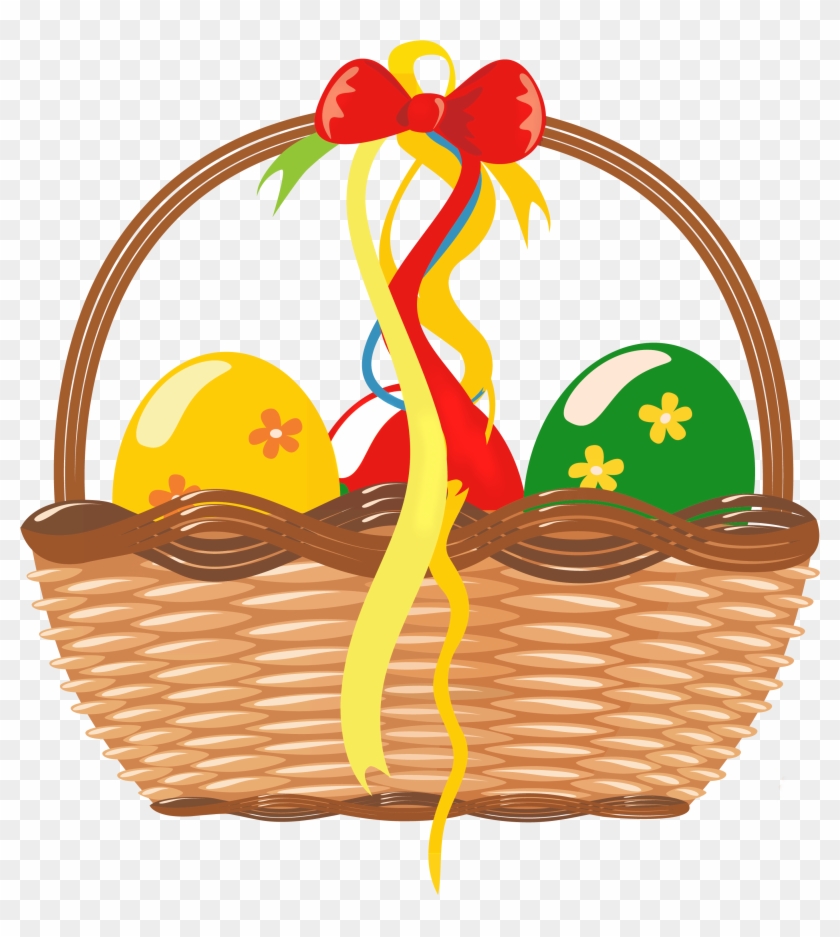 Easter Basket Clip Art Free - Easter Busket Png #834106