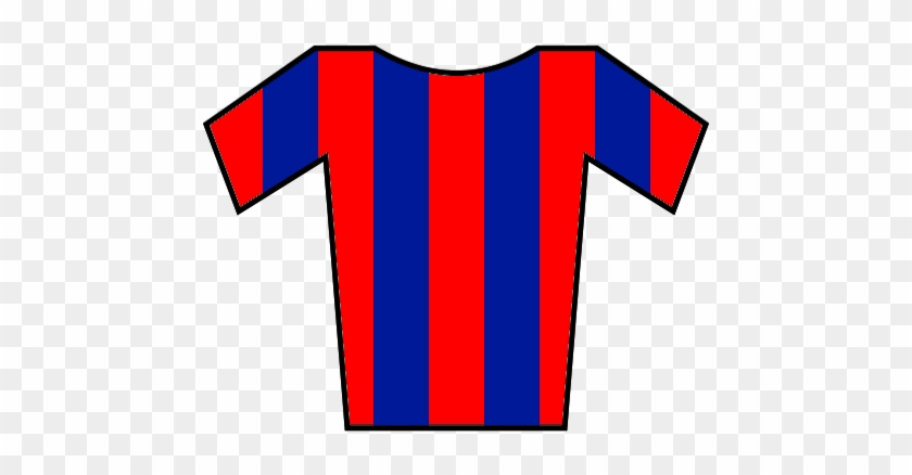 Soccer Jersey Red-blue - Blue Red Stripe Jersey #834105