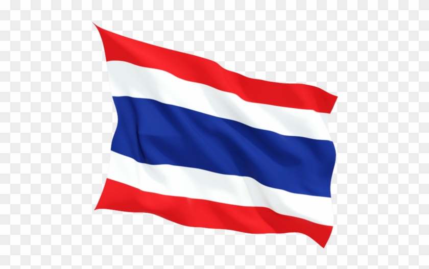 Thailand - Thailand Flag Waving Png #834136